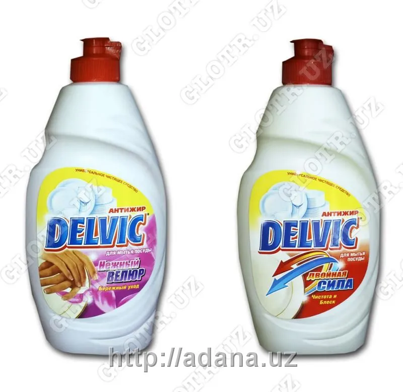 Жидкость для мытья посуды Delvic "Двойная сила"#1
