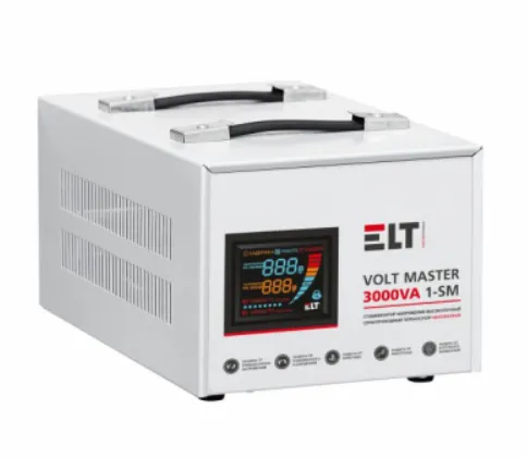 Стабилизатор напряжения сервоприводный переносной   Volt Master - 3000VA 1-SM, ELT 140-250V#1