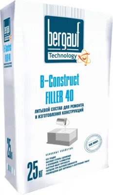 Ремонтный раствор, ремонт бетона B - CONSTRUCT FILLER 40/B - CONSTRUCT FILLER 60 |
B - CONSTRUCT FILLER 40/B - CONSTRUCT FILLER 60#1