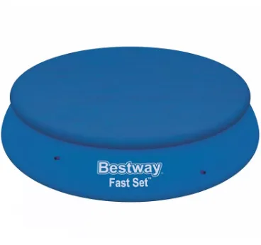 Тент для бассейнов с надувным бортом Fast Set 396 см (d 415 см), Bestway 58415#1