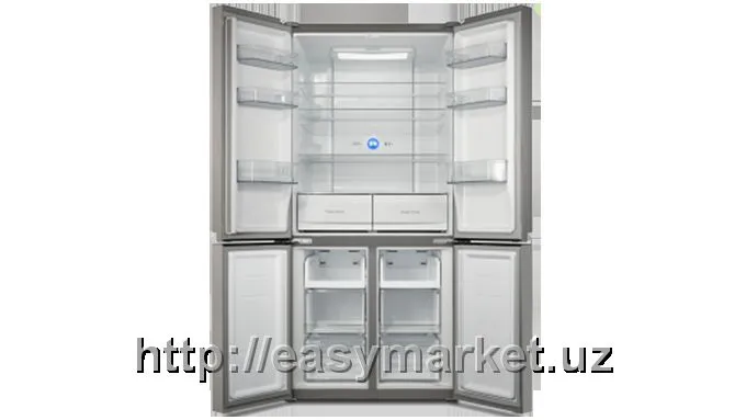 Холодильник Midea HQ-690WEN Стальной#2