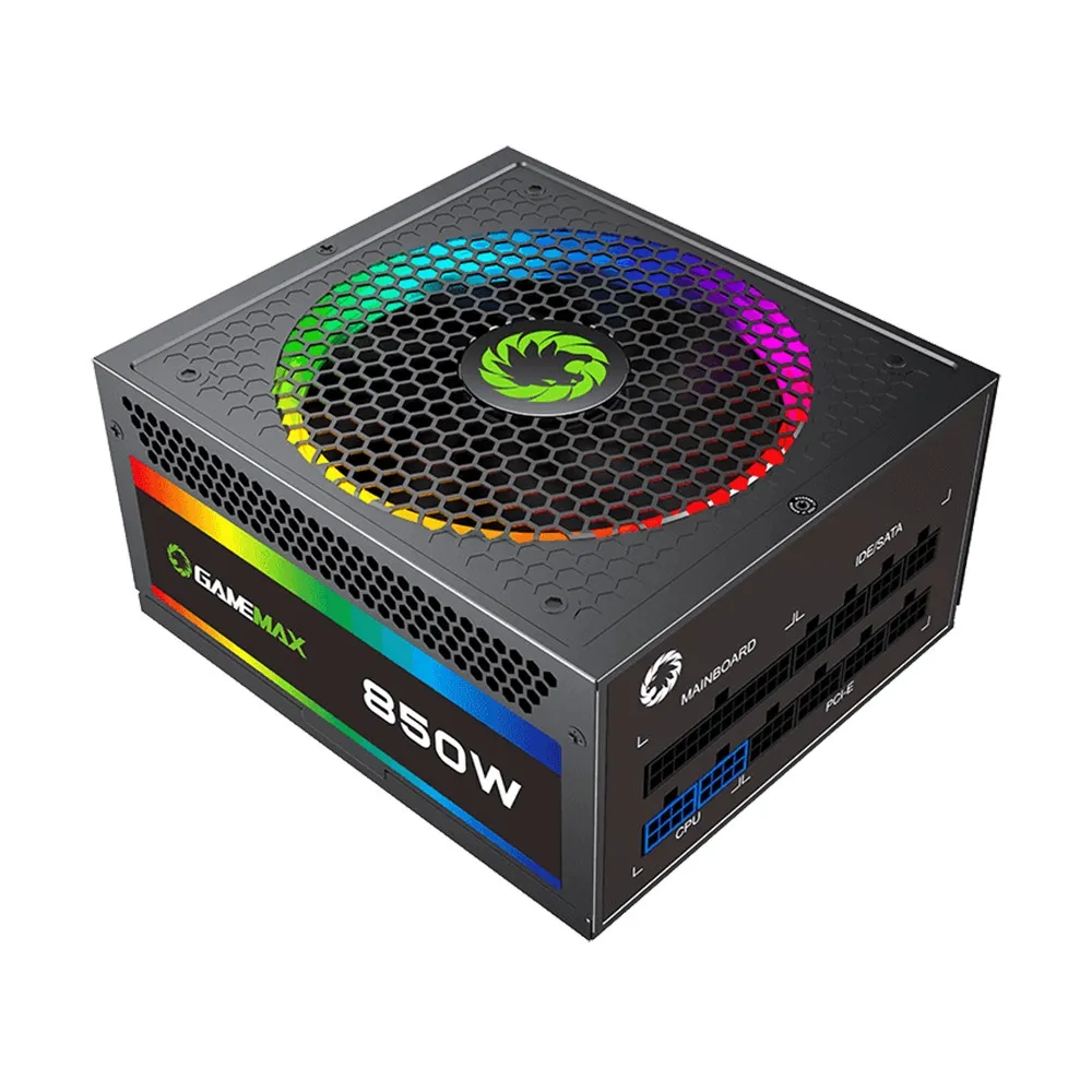 Блок питания GameMax RGB850 850W Rainbow 80-PLUS Gold#1