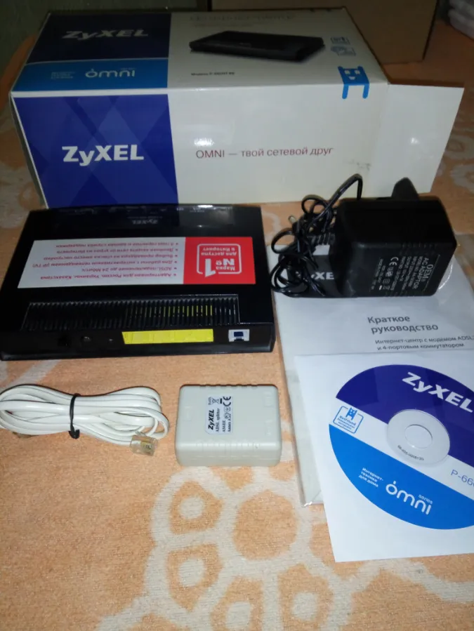 ADSL маршрутизатор ZyXEL P-660HT EE#1
