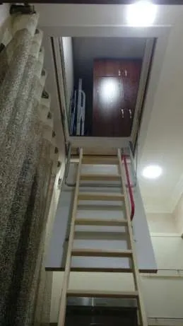 Чердачная лестница деревянная на мансарду#3