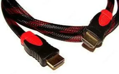 Кабель HDMI-HDMI, 10m, 2 фильтра, оплетка, круглый Black/Red.#1