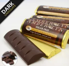 Бельгийский темный шоколад, батончик без сахара#1