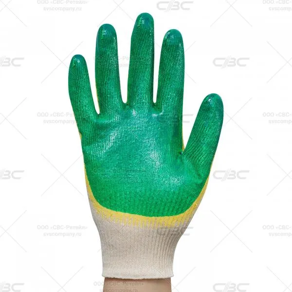 Рабочие перчатки: двойной облив#1