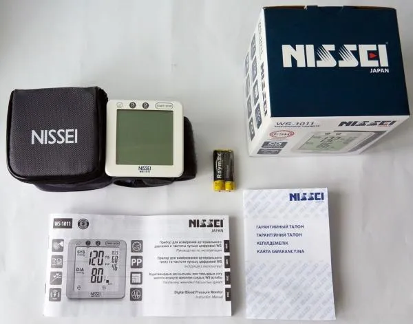 NISSEI WS-1011. Автоматический тонометр с измерением по запястью made in Japan#4