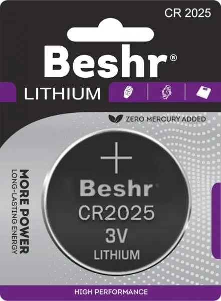 Таблеточные Батарейки BESHR LITHIUM CR2016, CR2025, CR2032#3