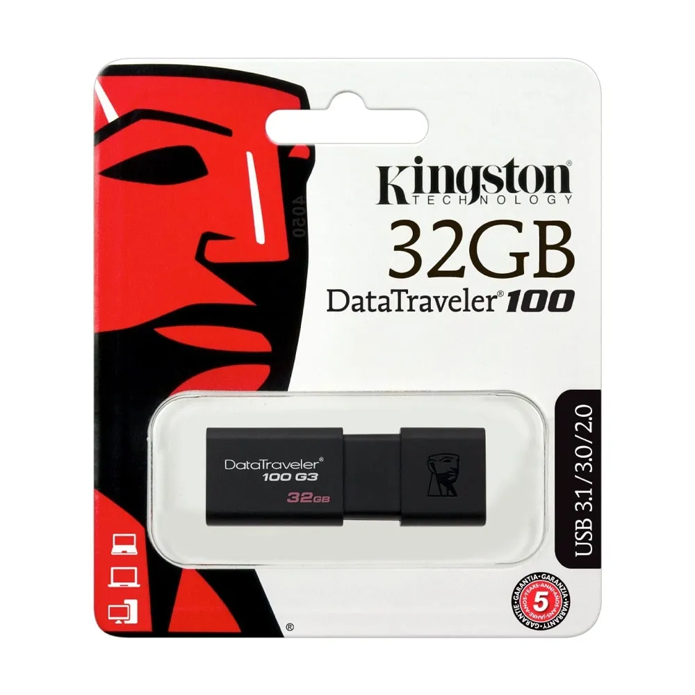 флэш-накопитель Kingston DataTraveler 100 G3 32GB#2