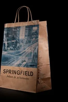 Фирменный крафт-пакет springfield#1
