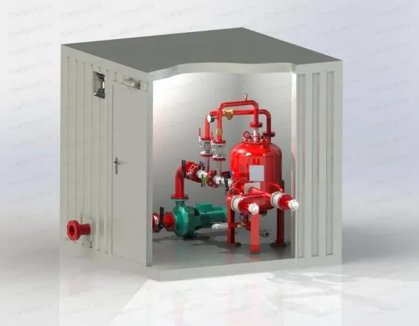 Водо-пенная противопожарная автоматическая система#2