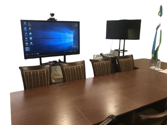Оборудование аудио и видео конференц-залов и переговорных комнат