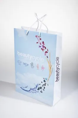 Бумажный пакет для косметики beautycycle#4