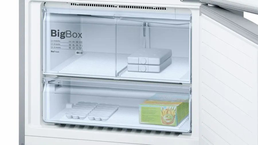 Serie | 6 Отдельностоящий холодильник с нижней морозильной камерой 86 cm, Нержавеющая сталь (не оставляющая отпечатки пальцев)#5
