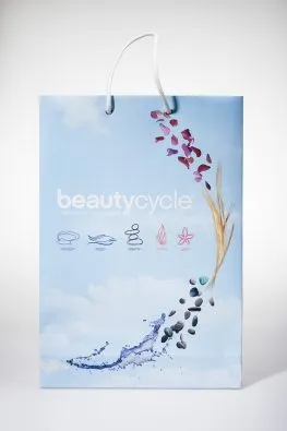 Бумажный пакет для косметики beautycycle#6