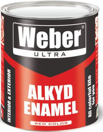 Эмаль ALKID ENAMEL RED (глянцевая) 2,7 кг#1