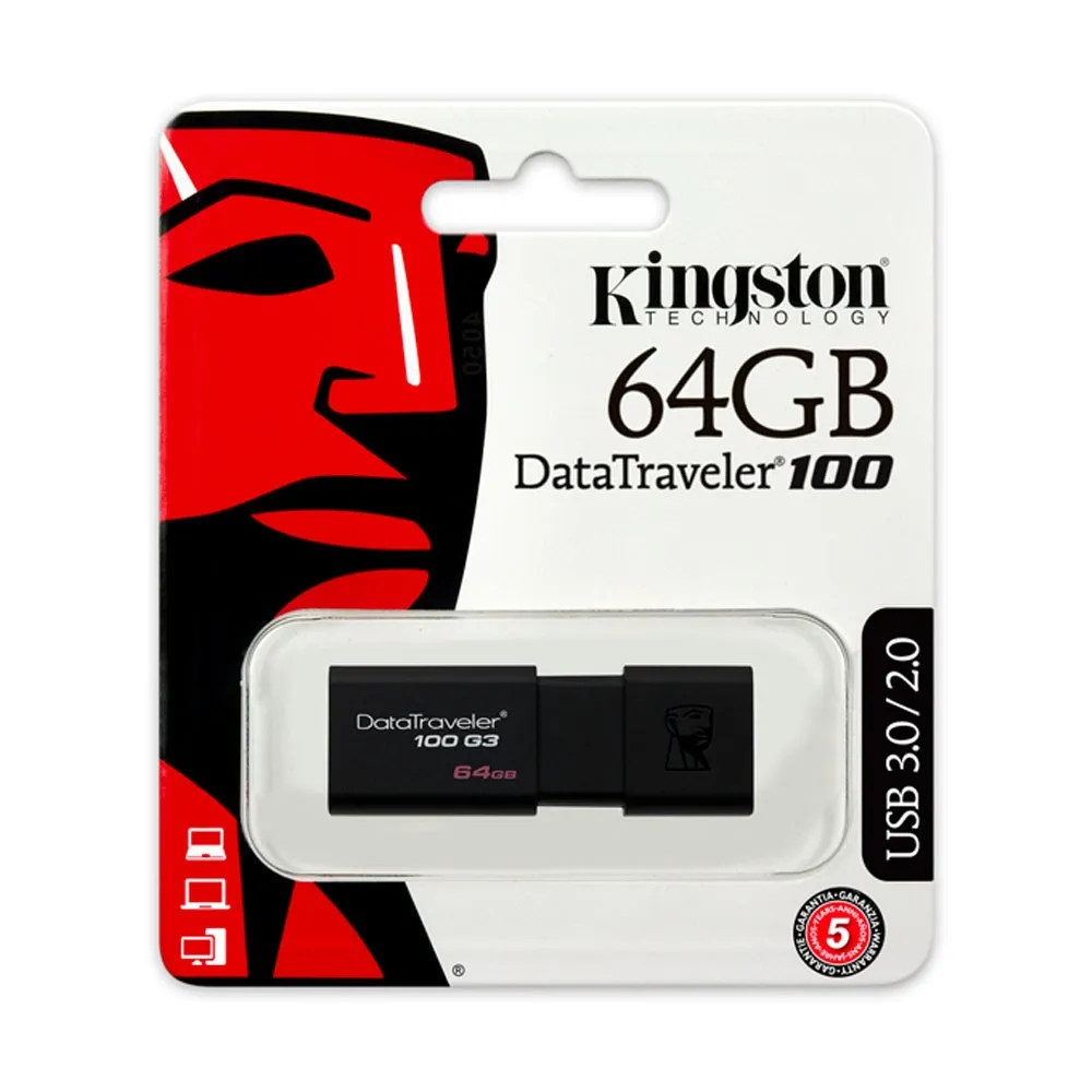 Флеш накопитель Kingston DataTraveler 100 G3 64GB#3