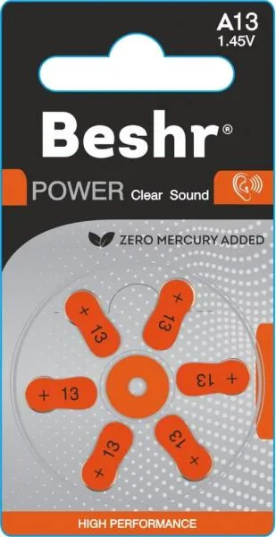 Батарейки для слуховых аппаратов POWER CLEAR SOUND#2