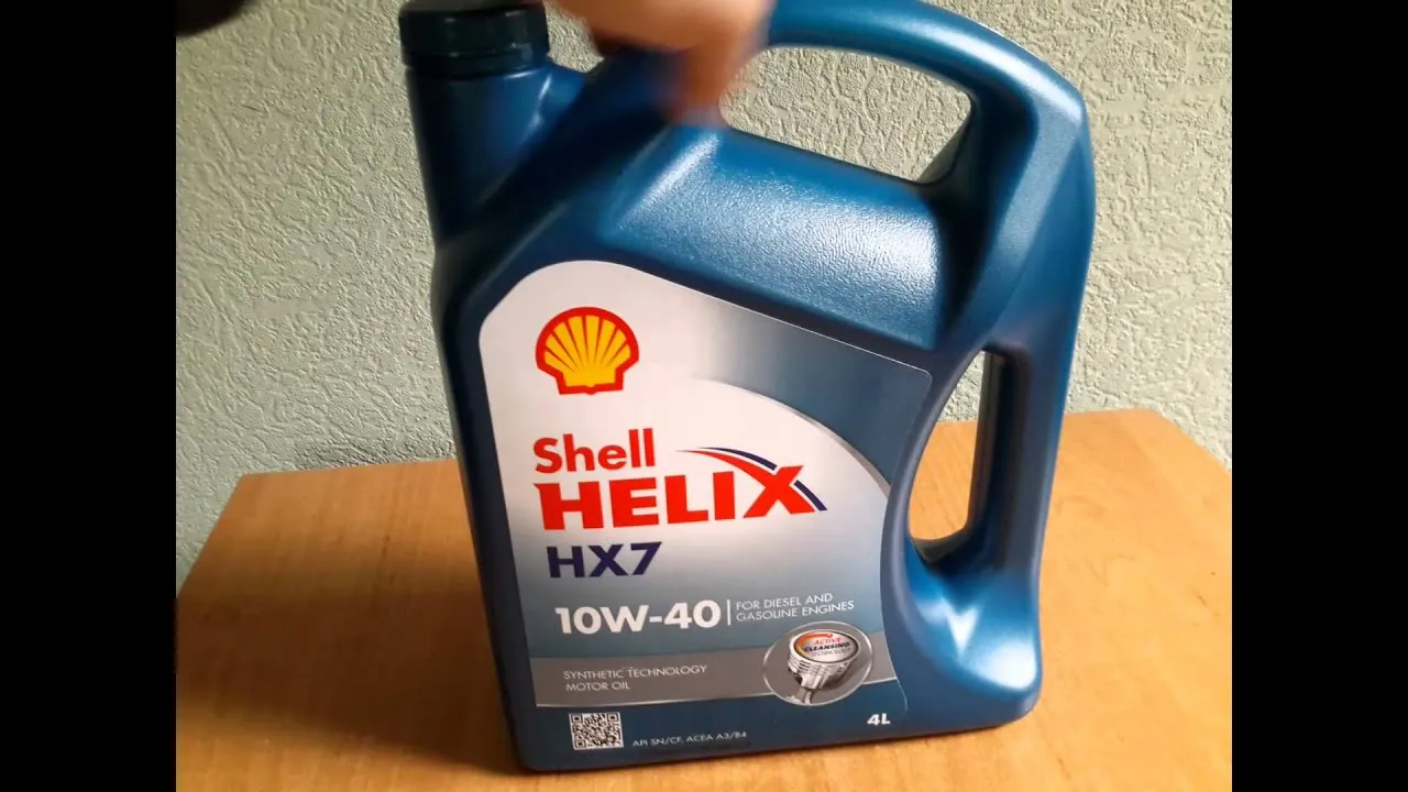 Моторное масло Shell Helix HX7 10W-40 4L#3
