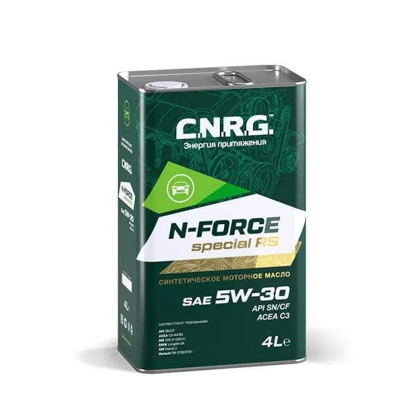 C.N.R.G. SPECIAL RS 5W30 SN/CF синтетические масло 4л Dexos2#1