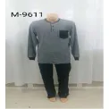 Мужская пижама с длинным рукавом, модель M9611#1