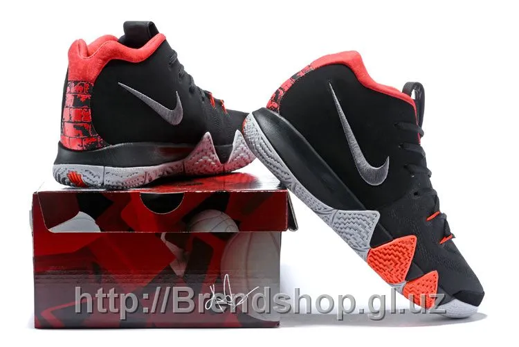 Nike Kyrie 4 Black/Red#1