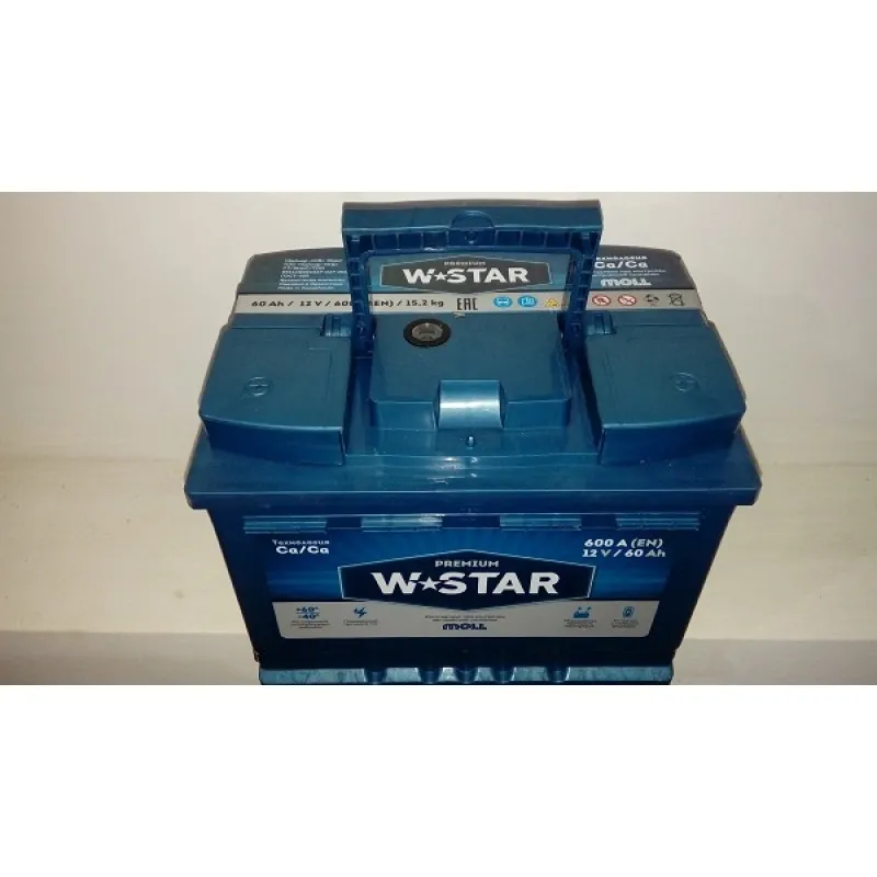 Аккумулятор 6СТ «W-STAR» АПЗ 60 (А/ч)#1