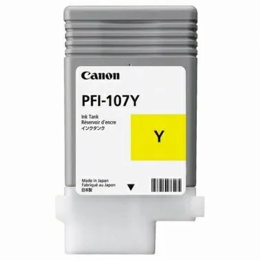 Картридж PFI107 BK (130 ml) для плоттера Canon IPF770/670#1