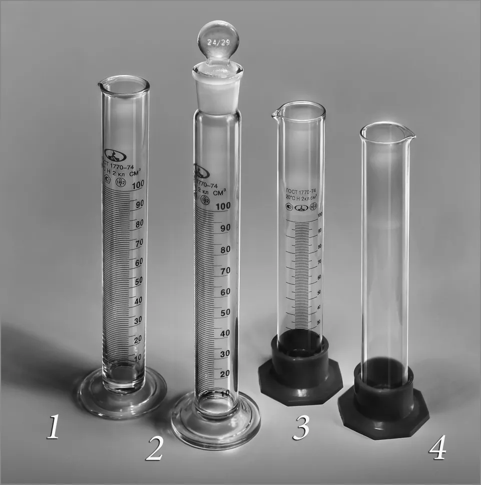 Цилиндр 1-10-2 с носика с стекл подставкой#2
