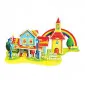 Картонный 3D-мини-пазл "Радужный дом"#2