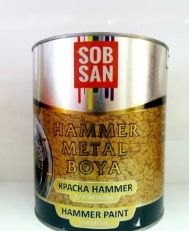 Краска для металла SOBSAN HAMMERTON 2,7 кг#1