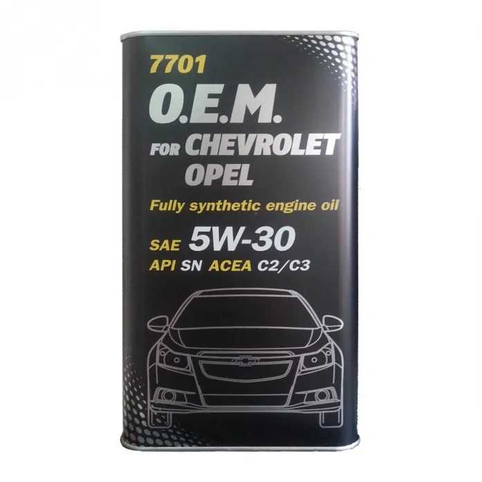 Моторное масло Mannol 7701 O.E.M.for Chevrolet Opel 5W-30 GM dexos2 1л#3