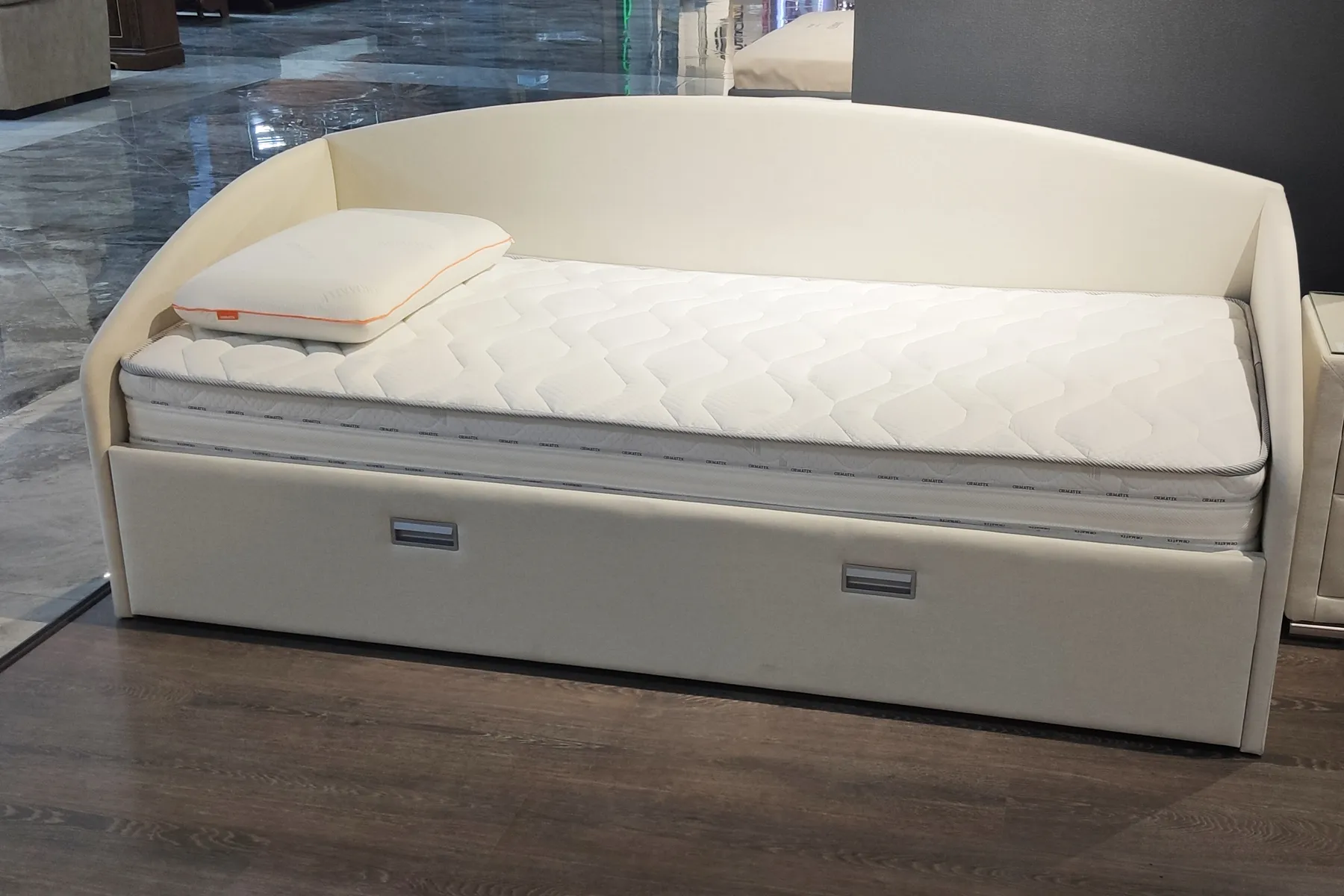 Кровать "Bono" бежевая#2