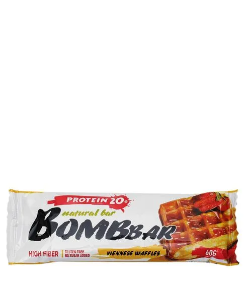 BOMBBAR протеиновый батончик 60г(венские вафли)#1