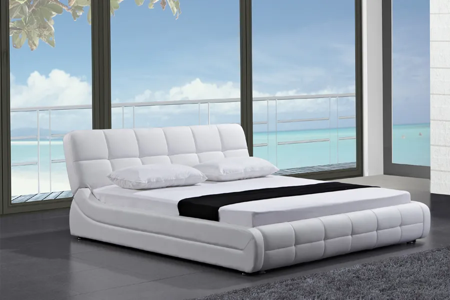 Двуспальная кровать "Corso-6" белая#1