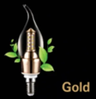 Светодиодная лампа  LED Decora Flame Gold 5W E14 4000K ELT#1