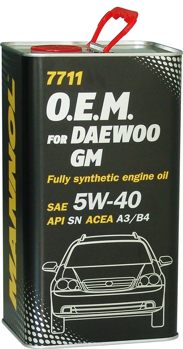 Моторное масло Mannol 7711 O.E.M.for Daewoo GM 5W-40  1л#2