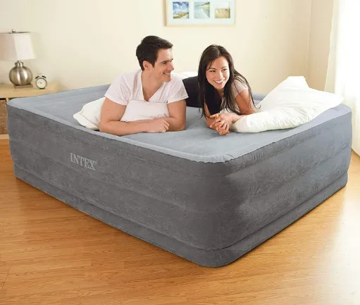 Надувная кровать двуспальная со встроенным насосом Intex 64418#1