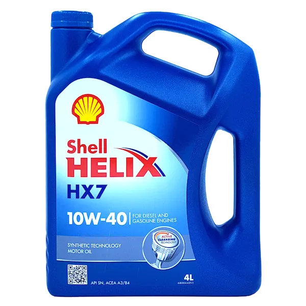 Моторное масло SHELL HX7 10W40 4L#1