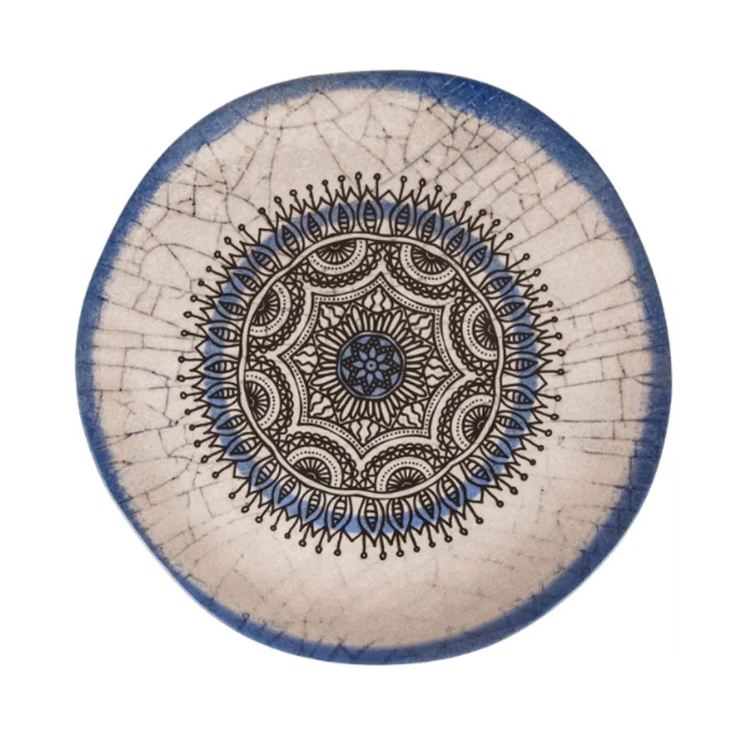 Круглая тарелка с орнаментом (28 см)#1