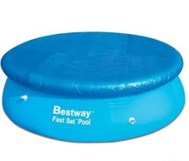 Тент для бассейнов с надувным бортом диаметром 366 см, Bestway 58034#1