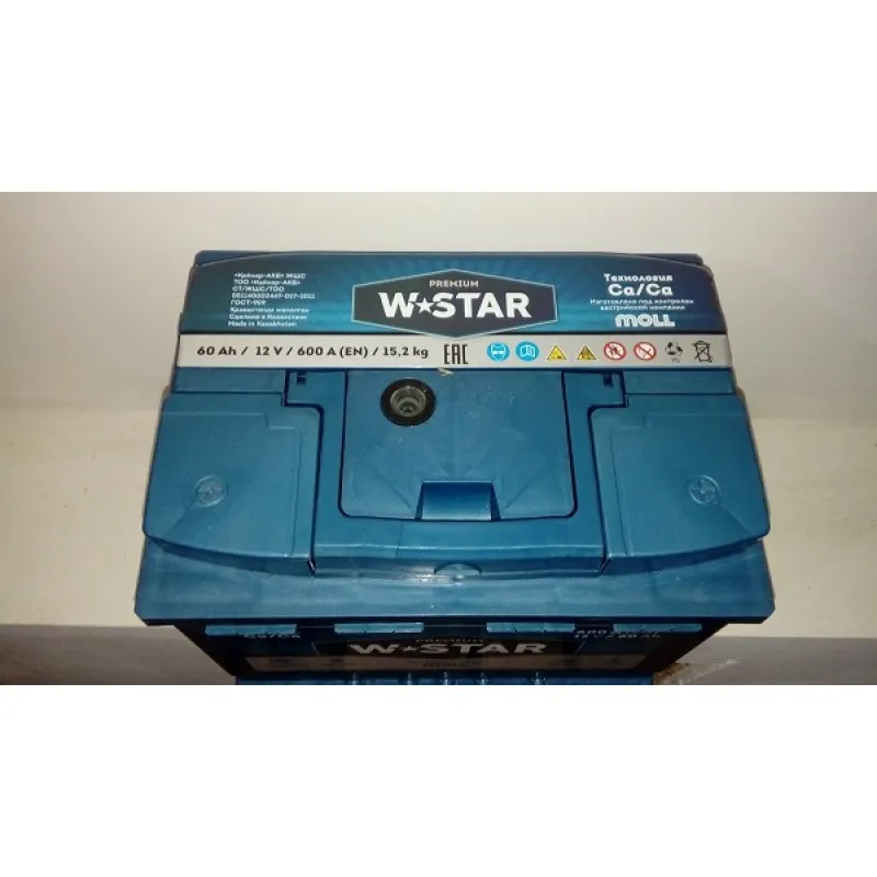 Аккумулятор 6СТ «W-STAR» АПЗ 60 (А/ч)#3