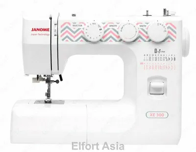 Janome XE 300 — это электромеханическая швейная машина