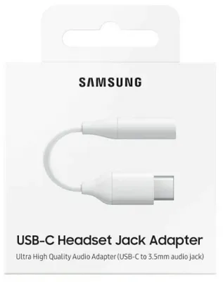 Адаптер Samsung USB Type-С - Mini Jack 3.5 mm (EE-UC10JUWRGRU) 0.09 м ORG