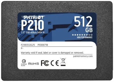 Твердотельный накопитель SSD Patriot 512GB SATA III 2,5"