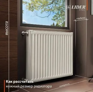 Панельный радиатор Lider Line (600х600)