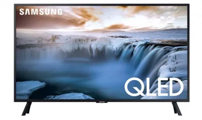 Телевизор SAMSUNG QN32Q50RAFXZA Плоский 32-дюймовый смарт-телевизор QLED 4K серии 32Q50