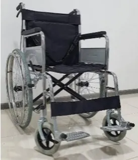 Складная инвалидная коляска с твердыми колесами MQ102