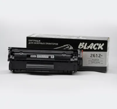 Картридж HP LJ Q2612A (универсал) Black
